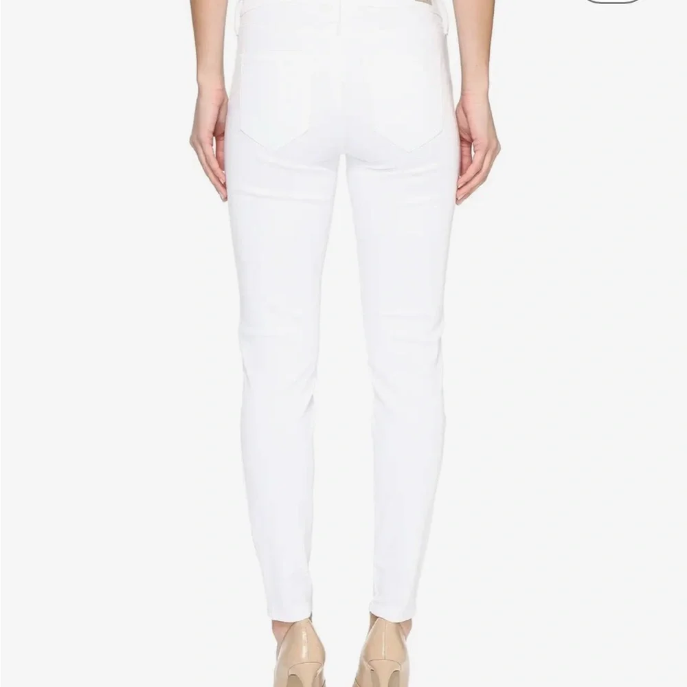 NWT Liverpool Abby Skinny ankle Women's White Jeans 28 length size 6 - Picture 2 of 3